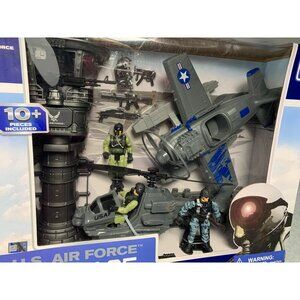 Lollipop US Air Force Air Base Model Kit AF20312 w/ 10+ Pieces Action Figures Ac